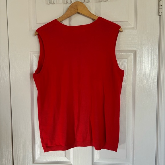 Red Sweater Vest - Picture 3 of 5
